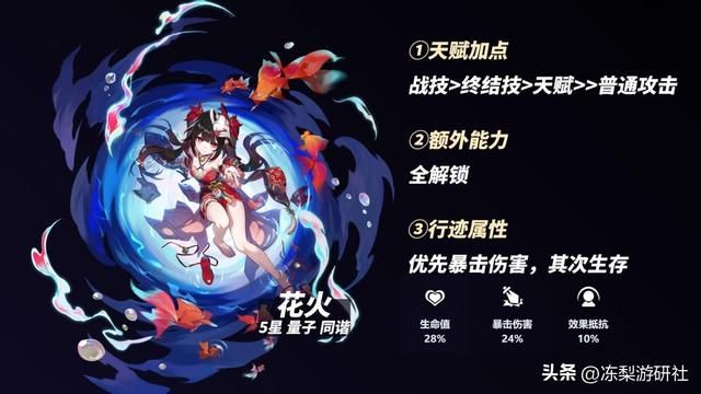 崩铁：花火培养攻略！3种配速推荐，光锥遗器配队建议