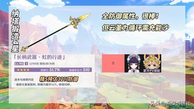 原神：纳塔新武器分析！玛拉妮4星武器来啦，老角色再添新玩具
