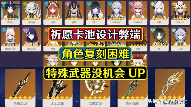 原神：卡池已经不够用了！会增加新祈愿池，根源上区分新老角色吗