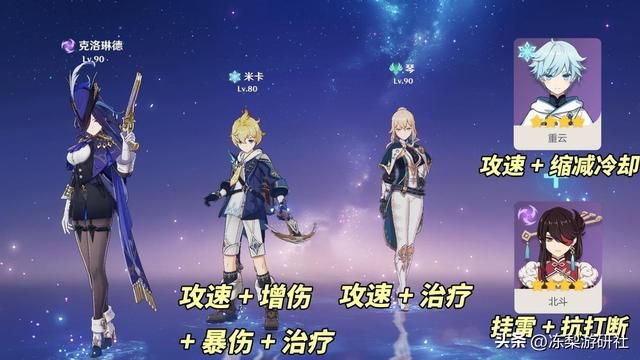 原神：这么快就有科研了？天空之刃克洛琳德，法球流来啦
