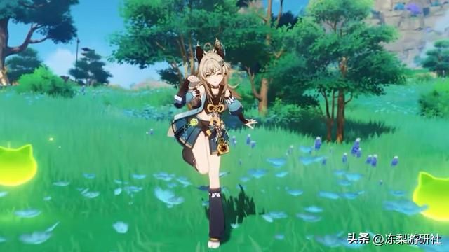 原神：绮良良强度如何？高价值的4星草盾，钟离白术下位替代