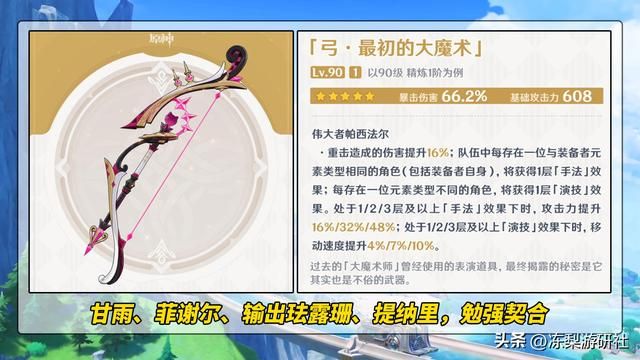 原神：12把枫丹新武器，有哪些老角色能喝汤呢？一起来瞧瞧