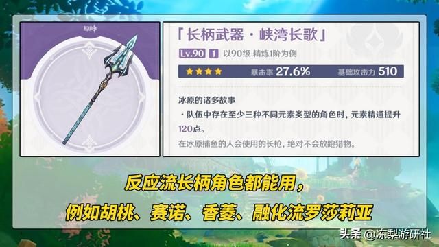 原神：12把枫丹新武器，有哪些老角色能喝汤呢？一起来瞧瞧