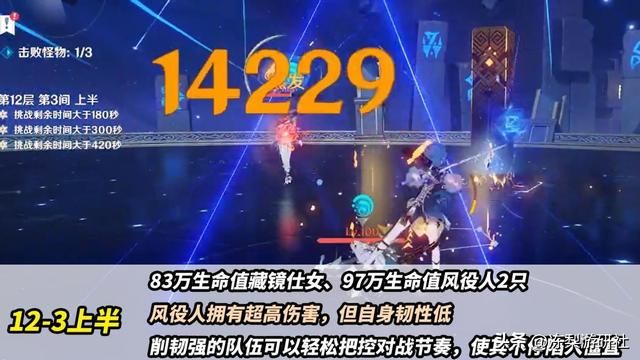 原神：4.1深渊攻略，难度继续下调！原魔弱点分析