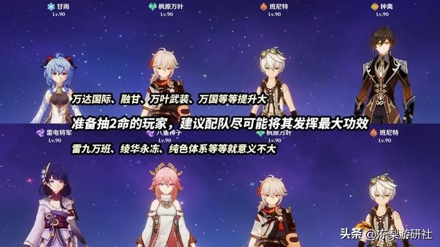 原神：万叶复刻攻略！命之座和专武优先级如何，有必要抽取么
