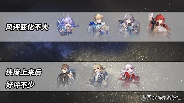 星穹铁道：随着角色练度的提升，对于常驻7虎，你们有新看法么？