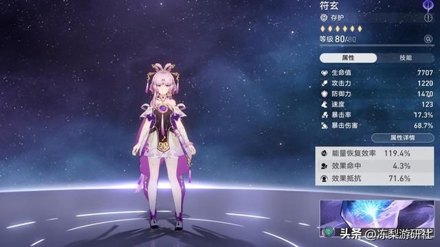 星穹铁道：0+0符玄实测结果，足够满星混沌使用，适合中高练玩家