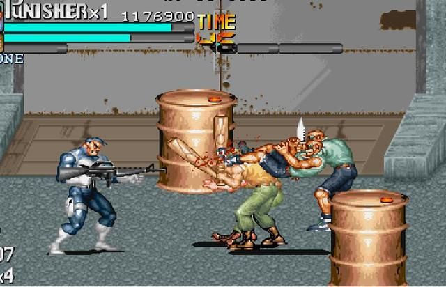 街机《惩罚者》中的武器道具赏析，还有比这游戏更多的武器道具吗