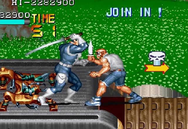 街机《惩罚者》中的武器道具赏析，还有比这游戏更多的武器道具吗