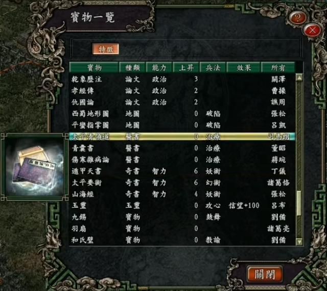 三国志9：游戏隐藏的三大神书，其中峨眉大学可以无限刷治疗幻术