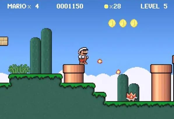 DOS版的超级玛丽，不是80后根本没见过！