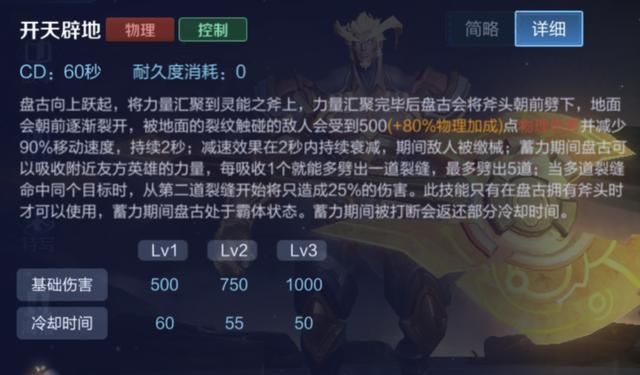 王者荣耀：体验服盘古的英雄调整解析，究竟是加强还是削弱？