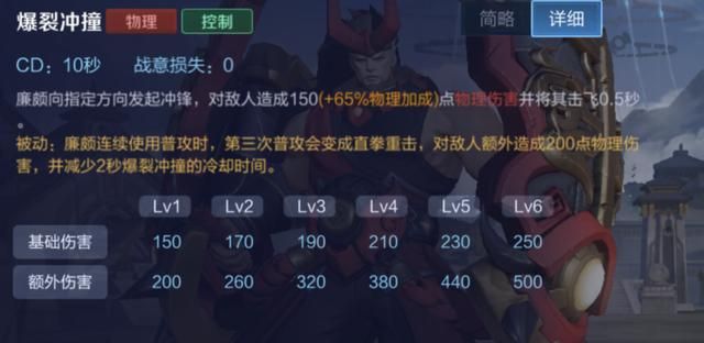 王者荣耀:坦克英雄也有高爆发?对抗路廉颇玩法详解