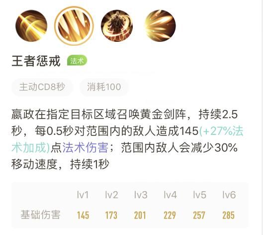 王者荣耀:版本强势英雄,中单法师嬴政的入门级攻略