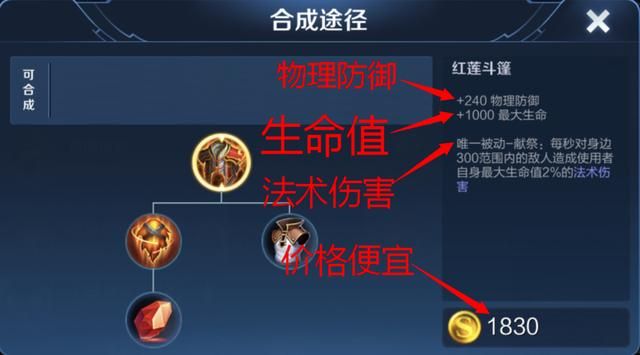 王者荣耀:哪吒作为一名战士,为何要选择适合坦克出的红莲斗篷?