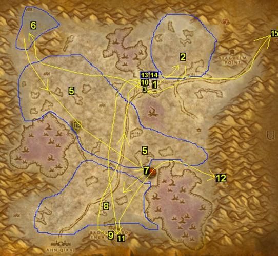 希利苏斯采集路线，希利苏斯矿石分布