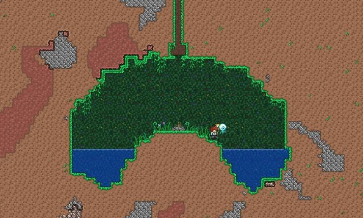 泰拉瑞亚剑冢怎么找1.4.4.9种子,1.4.4.9附魔剑地图种子