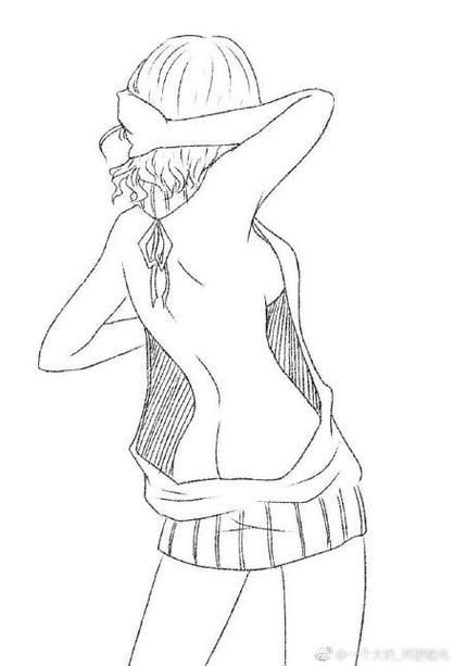 光着的女孩怎么画好看，光着的女孩怎么画图片