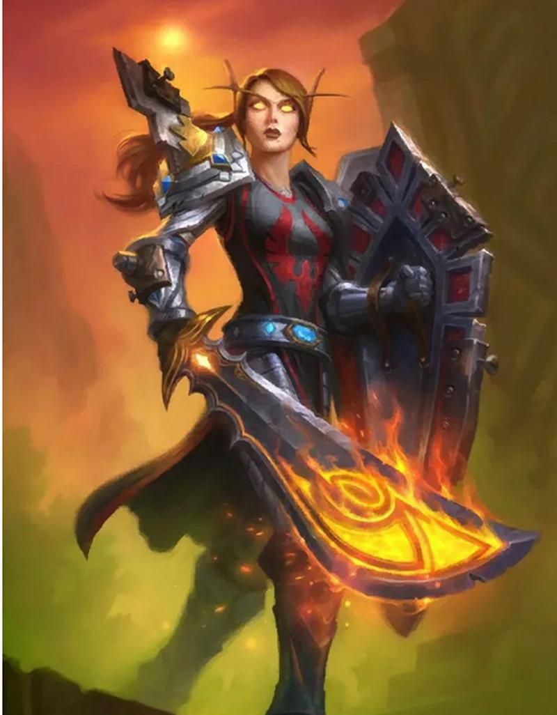 女圣骑士什么甲，女圣骑毕业套