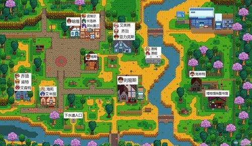 星露谷物语 npc位置，星露谷物语npc分布