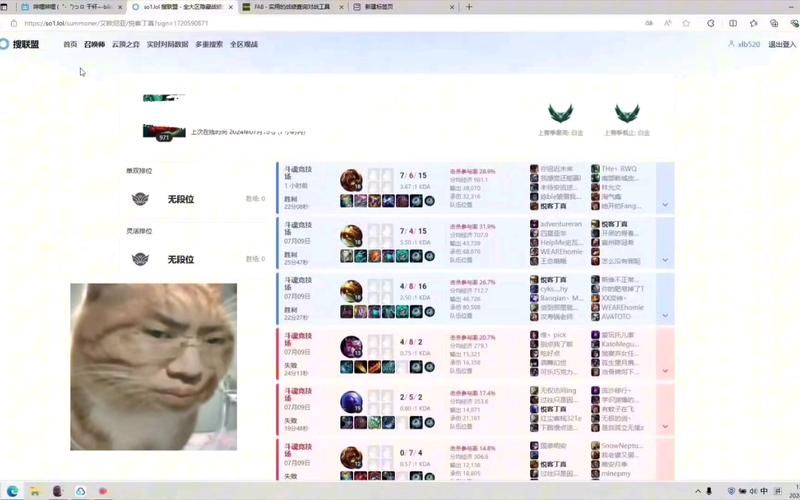 lol查别人战绩的网站,英雄联盟个人数据统计
