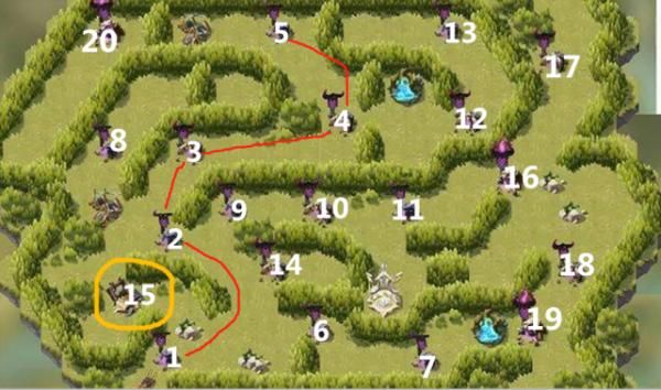 剑与远征丛林秘境攻略路线图，剑与远征 丛林秘境通关攻略