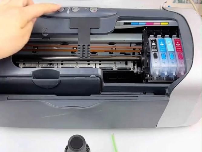 爱普生R230喷头清洗,爱普生r230清零软件