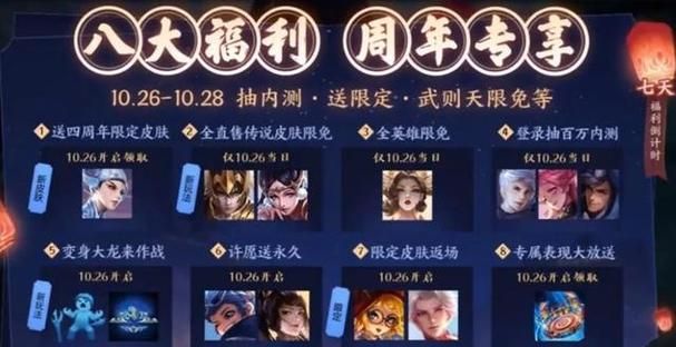 王者荣耀周年庆是几月几号2022，王者荣耀周年庆是几月几号返场皮肤