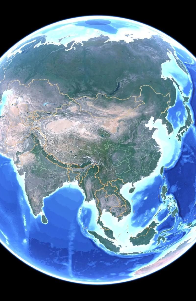 卫星看地球图片,卫星看地球全景