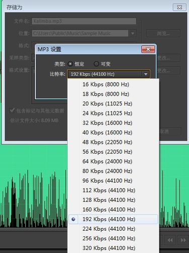 mp3码率什么意思,mp3码率转换