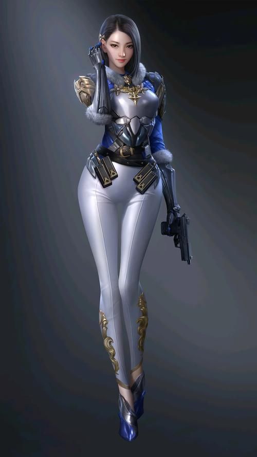 cf角色透视图片，cf零人物模型