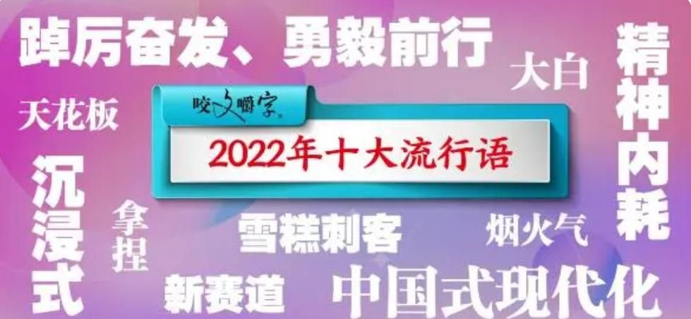 2022年十大流行语咬文嚼字作文,2022年十大流行语天花板作文