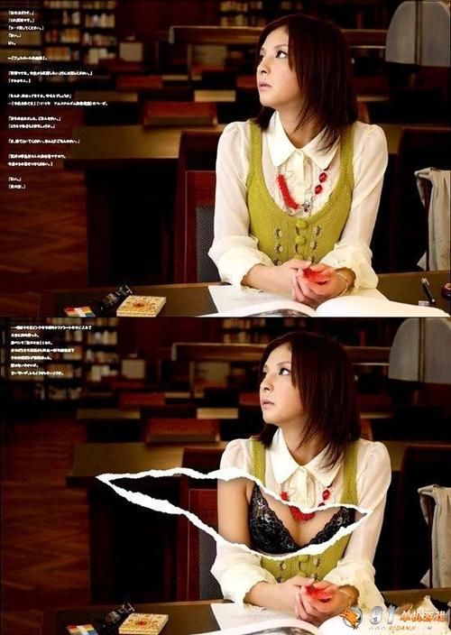 撕开了他的衣服，撕掉她的衣服二