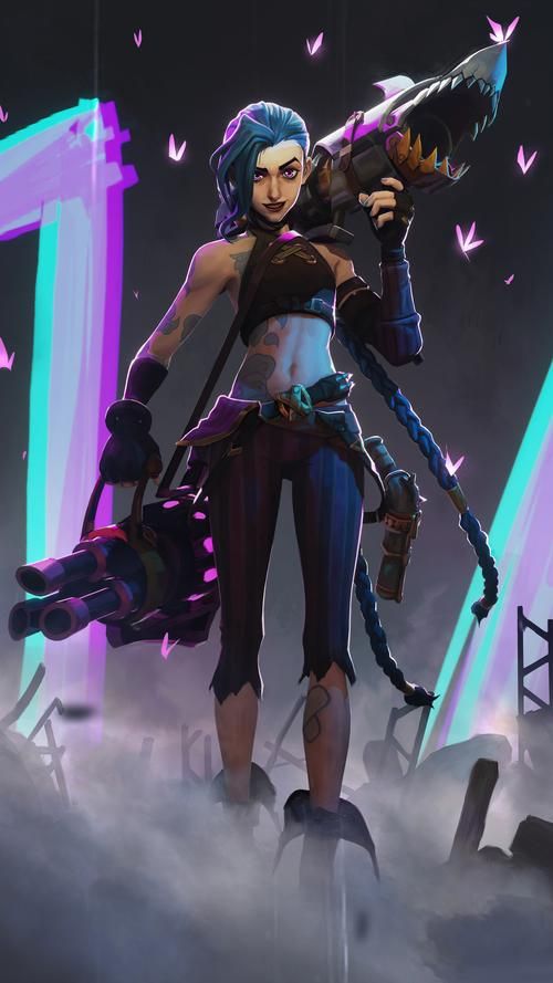 金克斯皮肤原画,英雄联盟金克丝皮肤