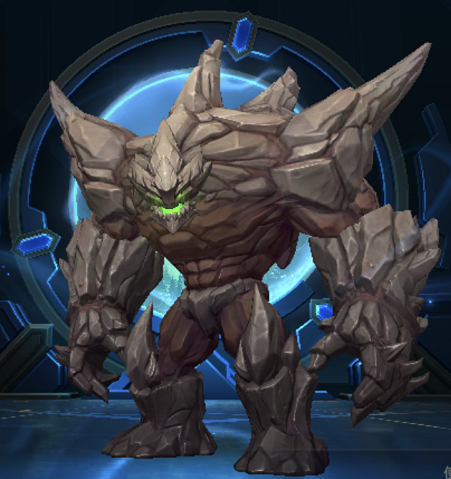 LOL石头人头像，LOL石头人怎么躺地上