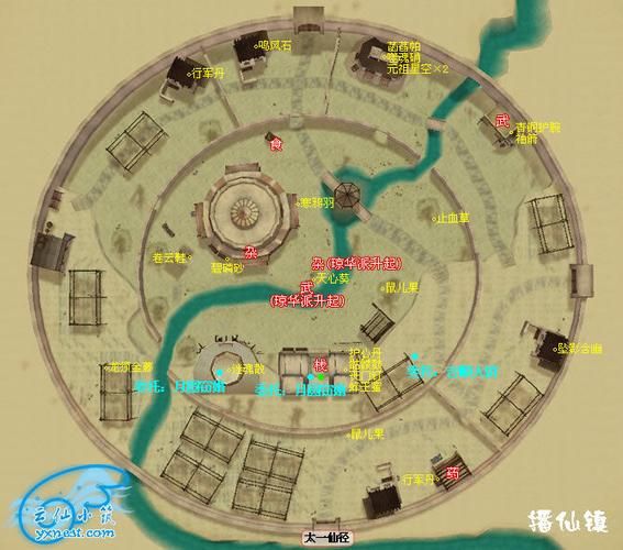 仙剑4地图攻略图文详细，仙剑4地图物品