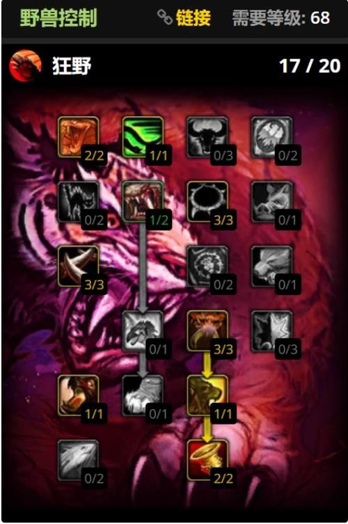 魔兽世界宠物天赋怎么加点，魔兽世界宠物怎么升级