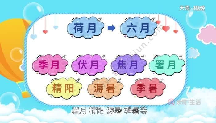 荷月是几月份，荷月是几月几日