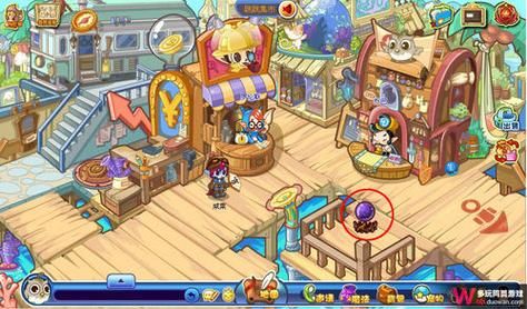 洛克王国博得材料屋： 商业街必逛宝地！