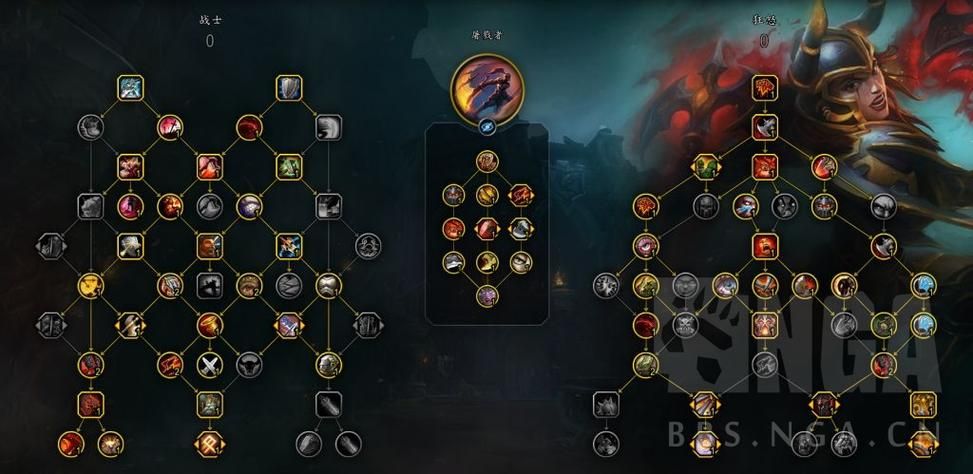 狂暴战士天赋加点:重伤必点