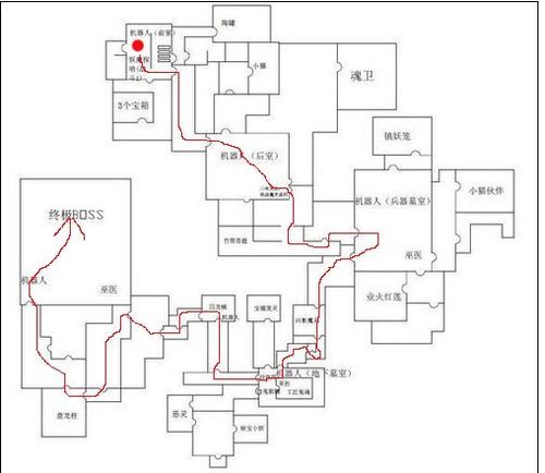 梦幻西游剑陵地图 新手必备坐标图