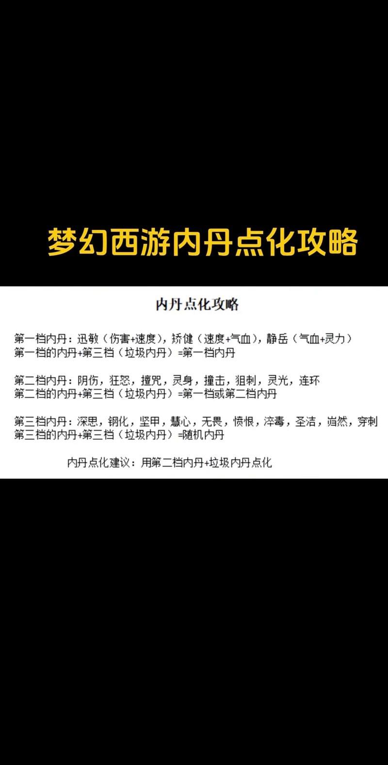梦幻西游内丹升级指南：5个相同内丹，助你宠物升到顶！