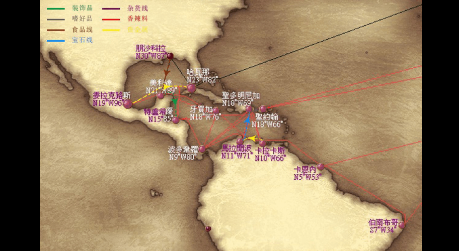 大航海4地图全方位解读:从东南亚到德尔纳特