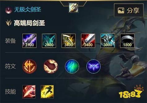 剑圣AD出装教学：破败+海妖，无尽输出