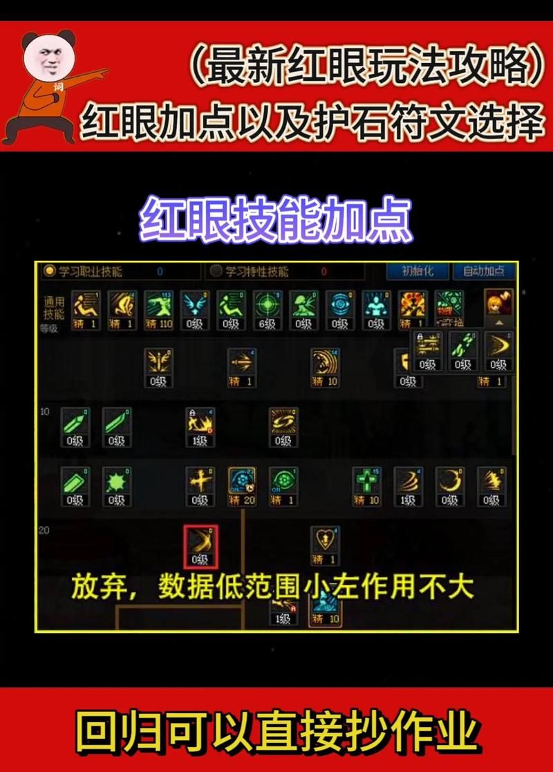 红眼技能怎么加点？教你快速成型！