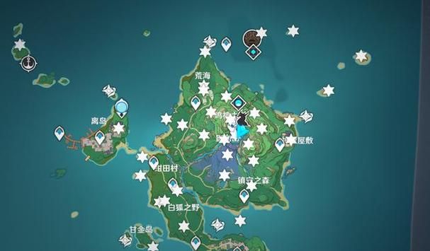 原神荒海解密地图及机关详解:帮你快速通关