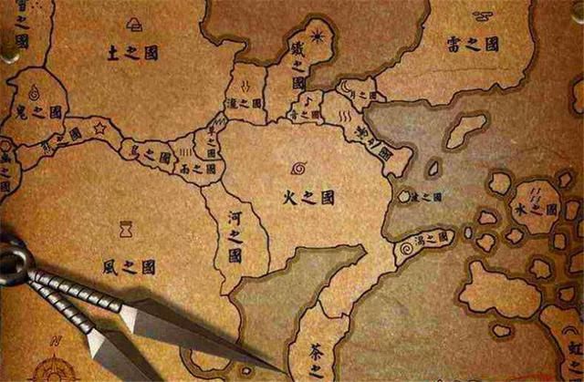 火影忍者地图详解:五大国地理位置大揭秘
