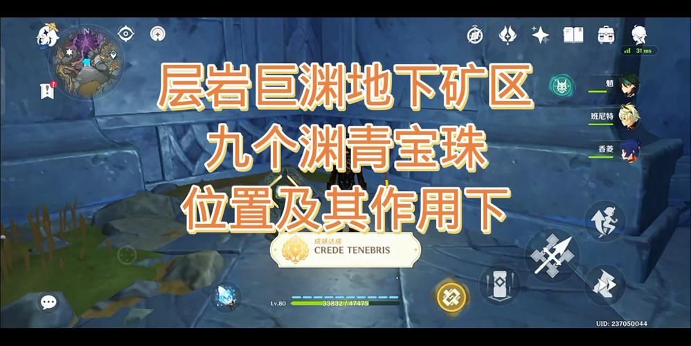 层岩巨渊渊青宝珠位置详解:图文速通