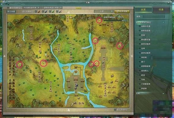 剑网三扶摇点分布地图:轻松找到所有扶摇点