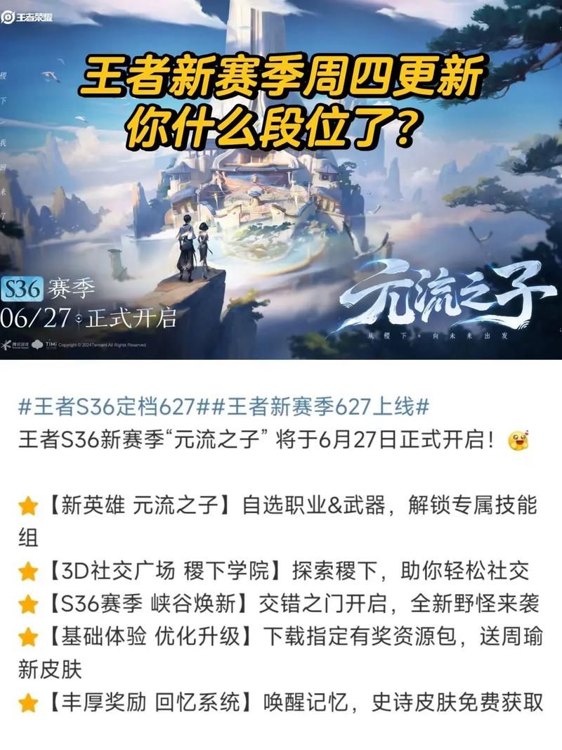 王者新赛季更新，你的段位能保持住吗？